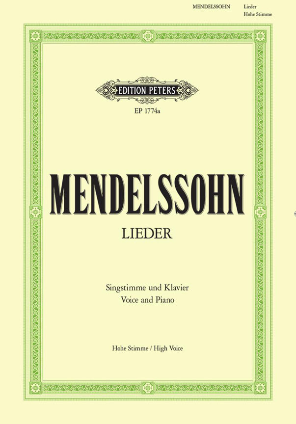 Mendelssohn: Lieder  Hoog