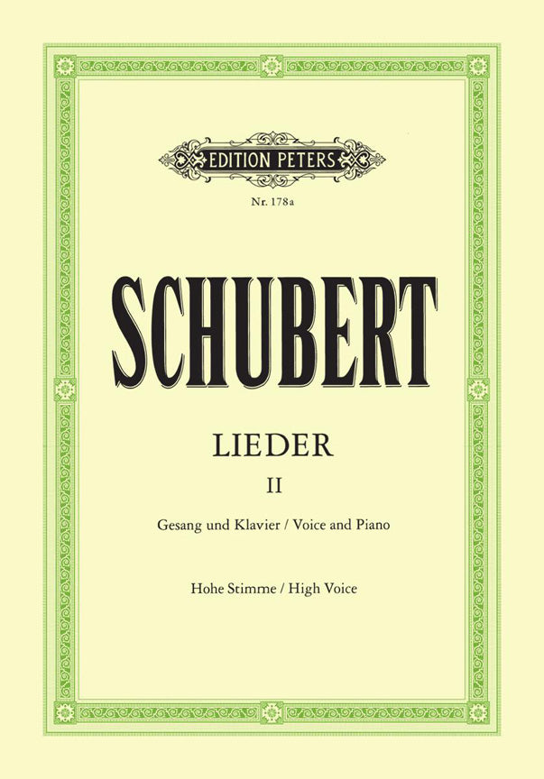 Franz Schubert: Lieder 2  Hoog