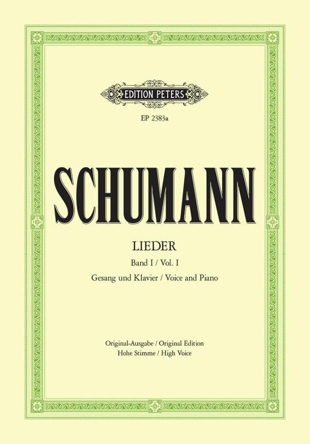 Robert Schumann: Lieder Band I (Sopraan)