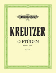 Kreutzer: 42 Etuden (Viool)