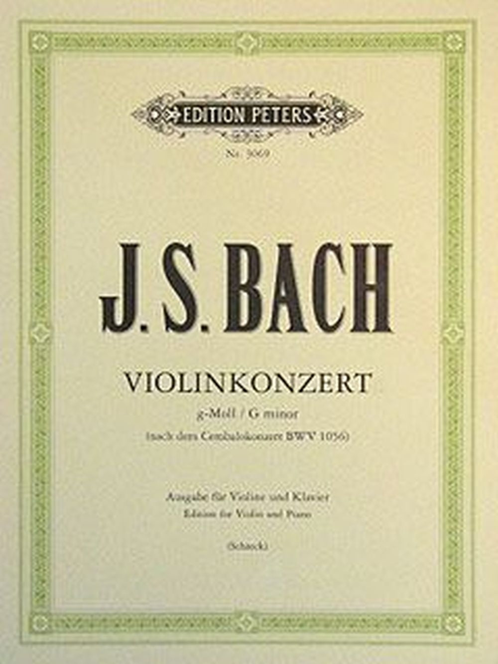 Violin Concerto no.5 in G minor, BWV1056