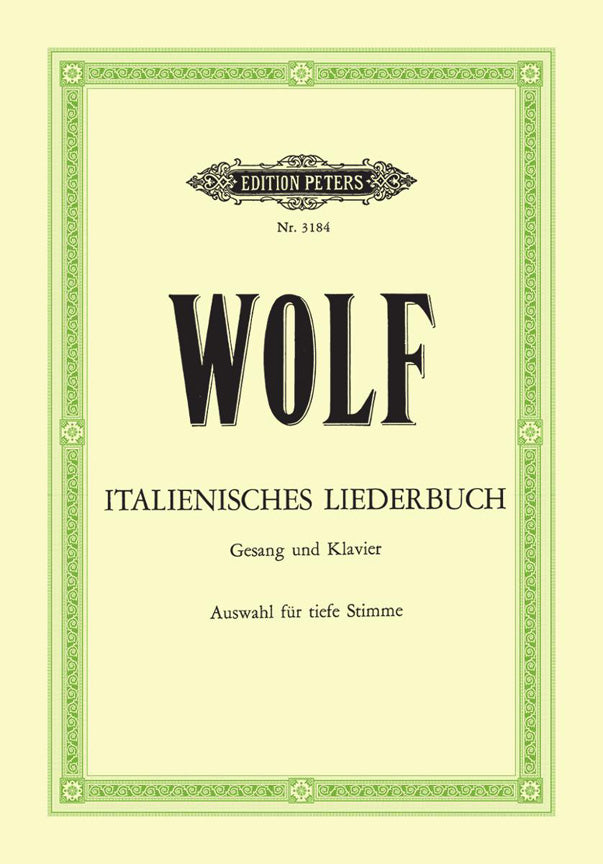 Hugo Wolf: Italienisches Liederbuch