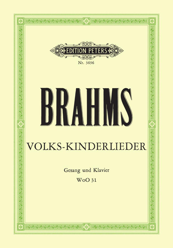 Johannes Brahms: 14 Childrens Folk Songs