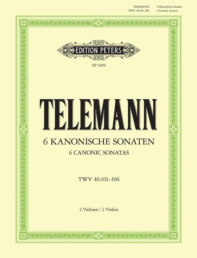 Telemann: 6 Sonatas in canon form