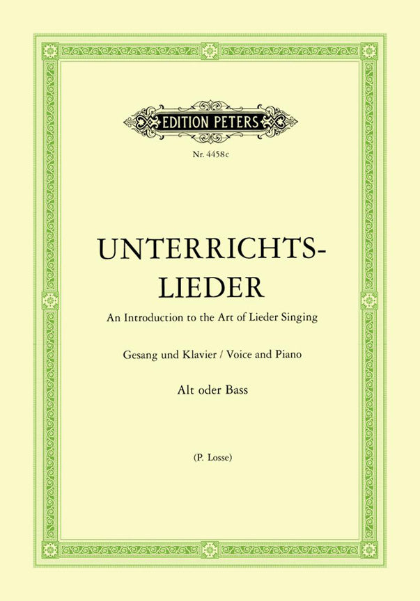 Unterrichtslieder (Alt/Bas)