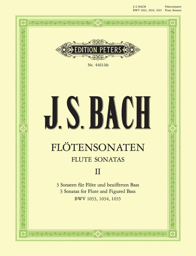 Bach: Sonaten für Flöte und Cembalo BWV 1033 - 1035