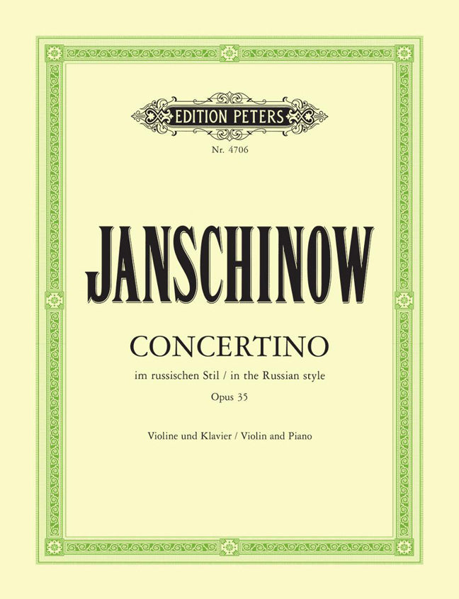 Janschinow: Concertino im russischen Stil op. 35