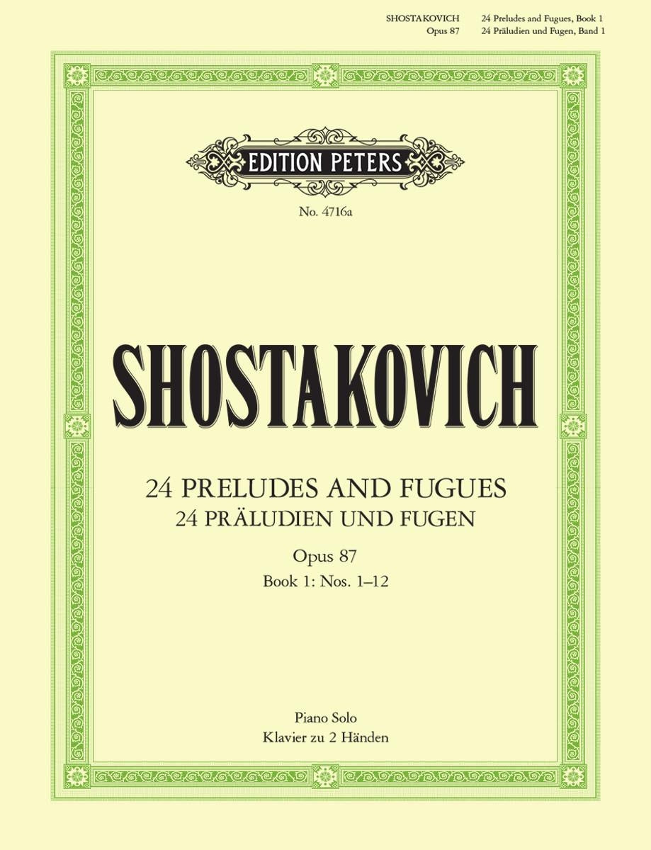 Dmitry Shostakovich: 24 Preludes & Fugues Op.87 Vol.1 afbeelding 2