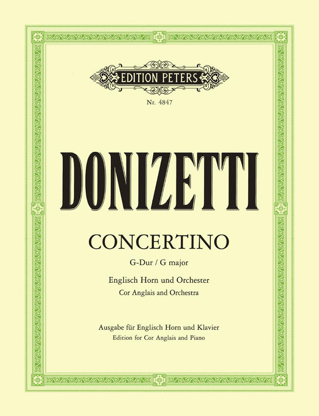 Gaetano Donizetti: English Horn Concertino in G