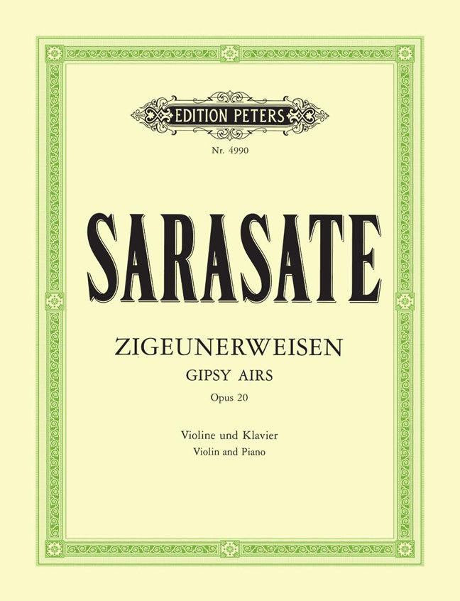 Pablo de Sarasate: Zigeunerweisen Opus20