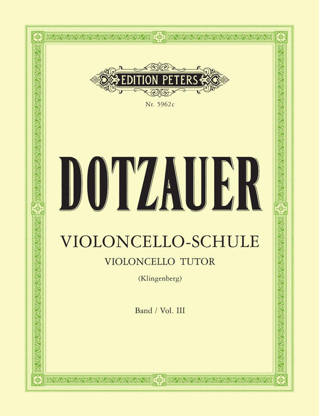 Dotzauer: Violoncelloschule 3