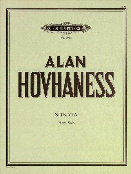 Alan Hovhaness: Harp Sonata Opus 127