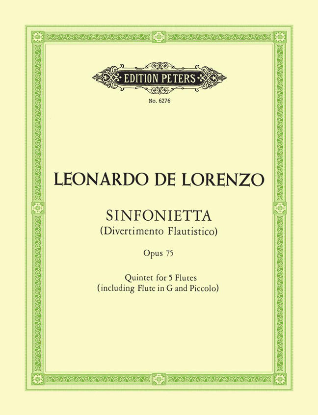Leonardo de Lorenzo: Sinfonietta