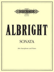 William Albright: Sonata for Alto Saxophone and Piano