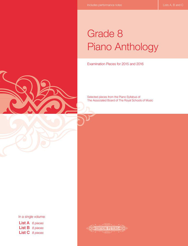 Grade 8 Piano Anthology 2015/2016