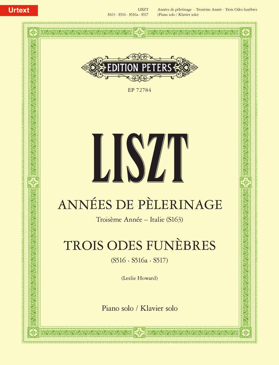 Années de pèlerinage: Troisième Année (Italie)