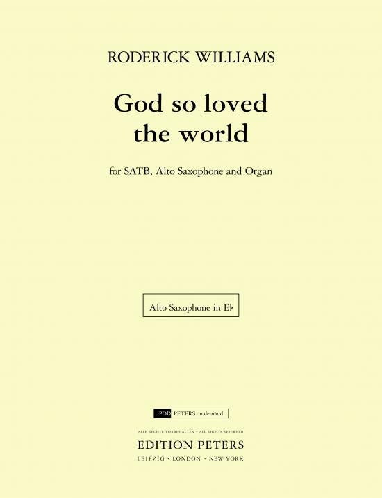 God so loved the world