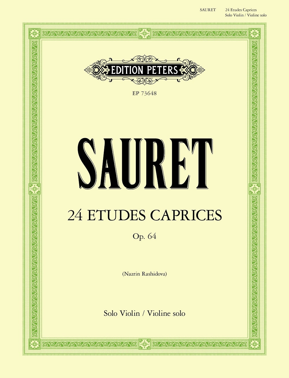 24 Etudes Caprices, Op. 64