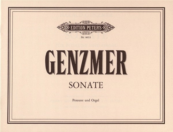 Sonate Für Poasaune und Orgel