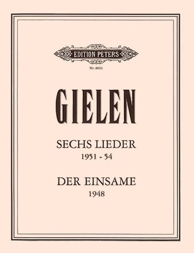 6 Lieder & Einsame