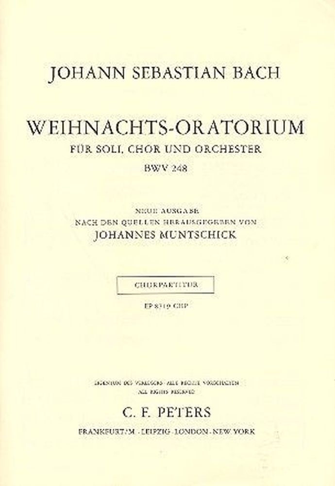 Weihnachts-Oratorium Bwv 248