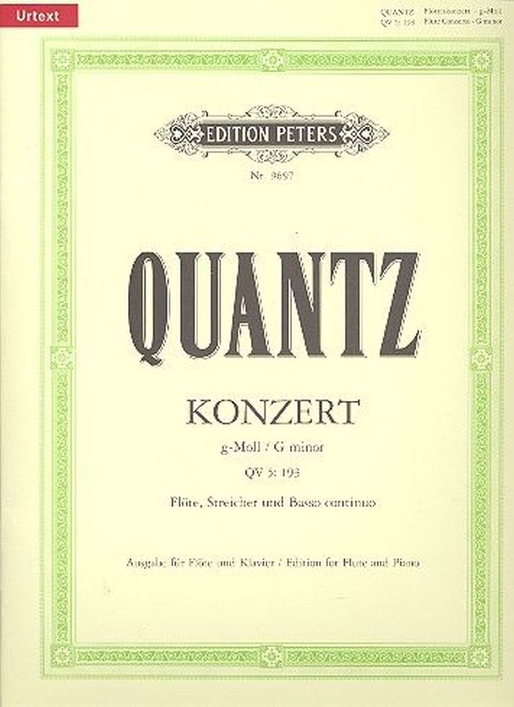 Johann Joachim Quantz: Konzert g-Moll QV 5: 193