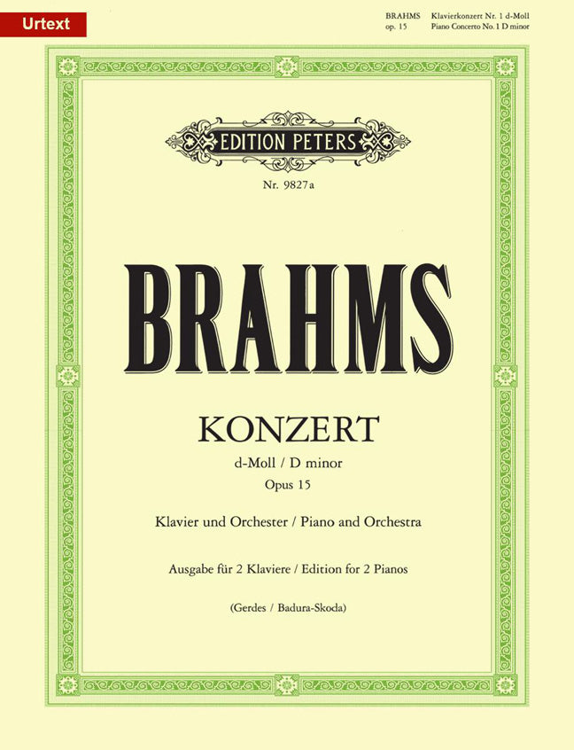Johannes Brahms: Concert 01 D Opus 15