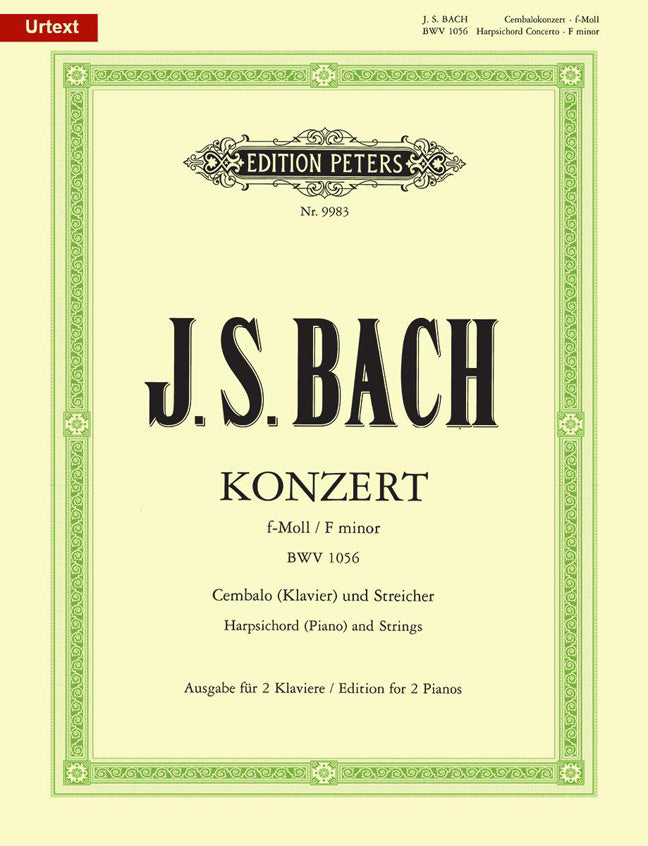 Harpsichord Concerto No.5 In F Minor BWV 1056 afbeelding 2