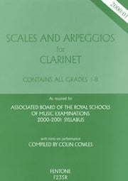 Scales and Arpeggios for Clarinet(Contains all Grades 1 - 8)
