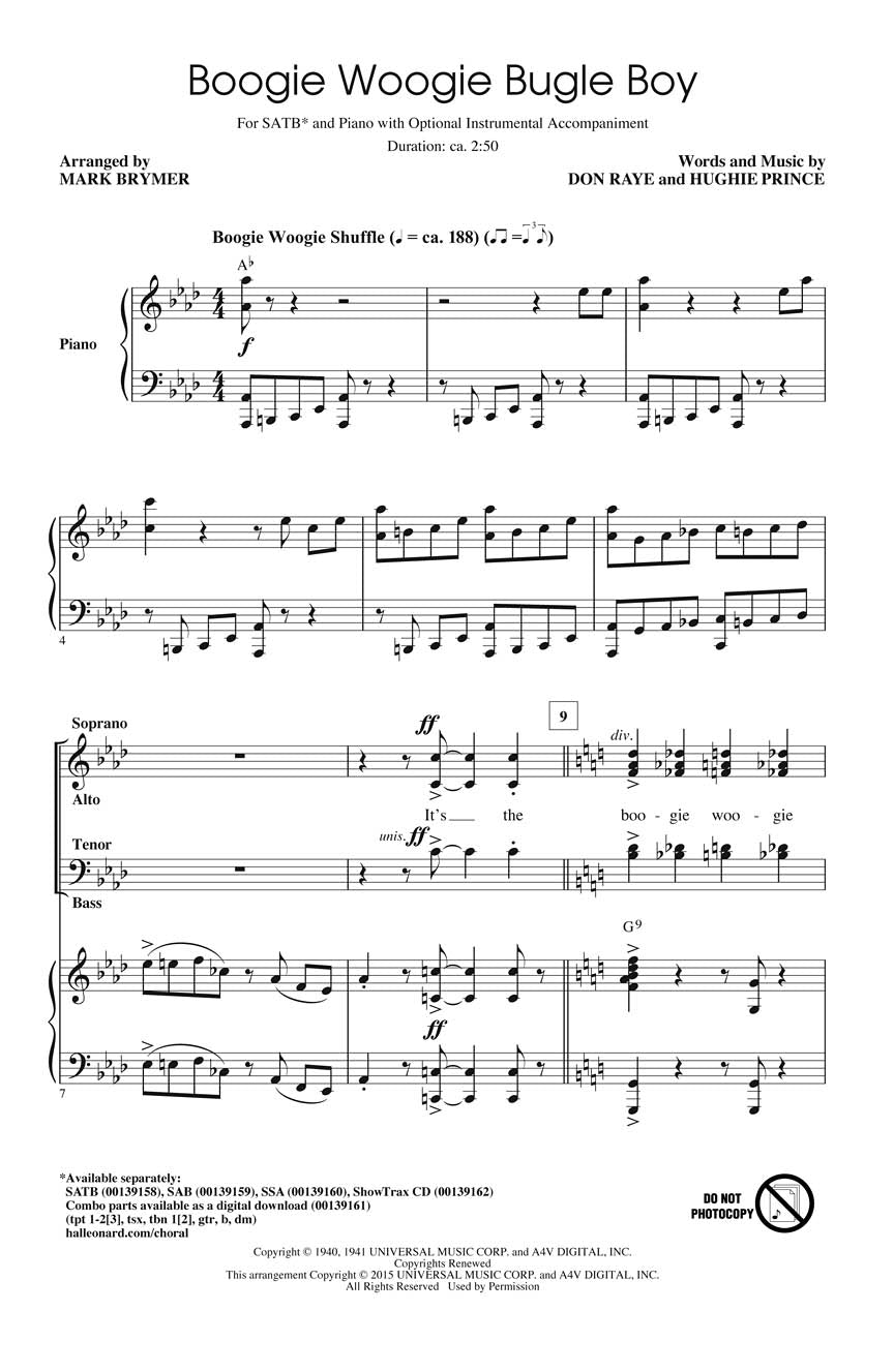 Boogie Woogie Bugle Boy
