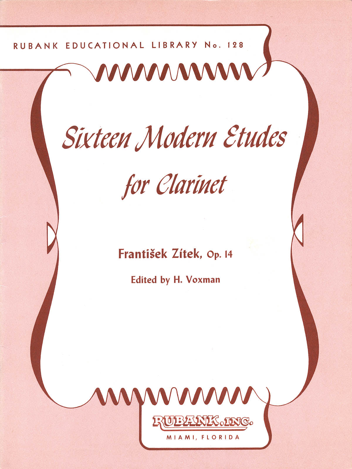 16 Modern Etudes for Clarinet, Op. 14