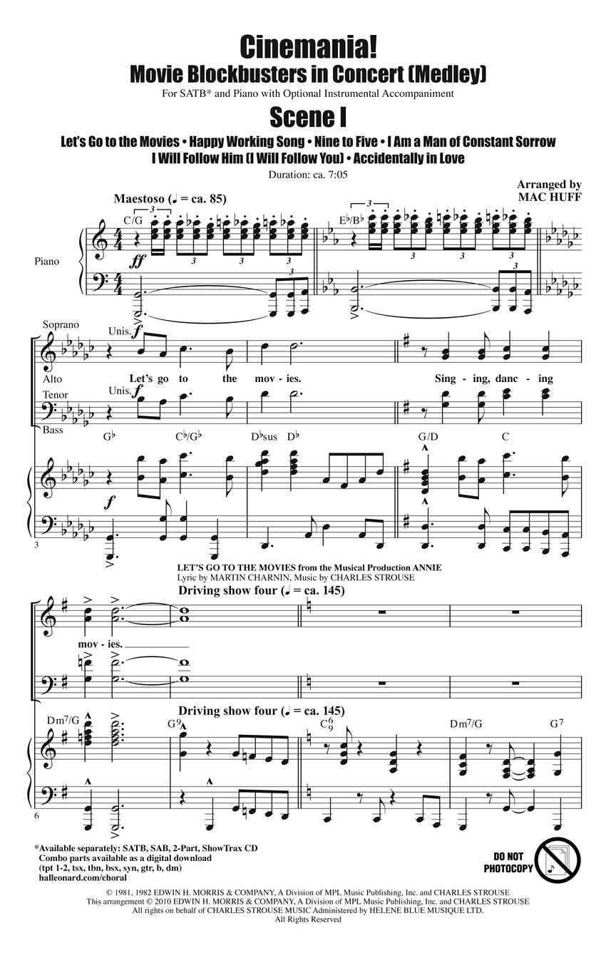 Cinemania! Movie Blockbusters in Concert(Medley)