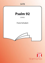 Franz Schubert: Psalm 92 (SATB)