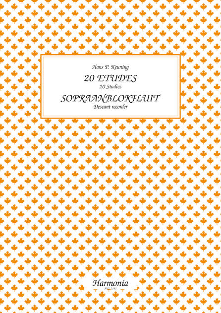 Hans Keuning: 20 Etudes (Sopraanblokfluit)