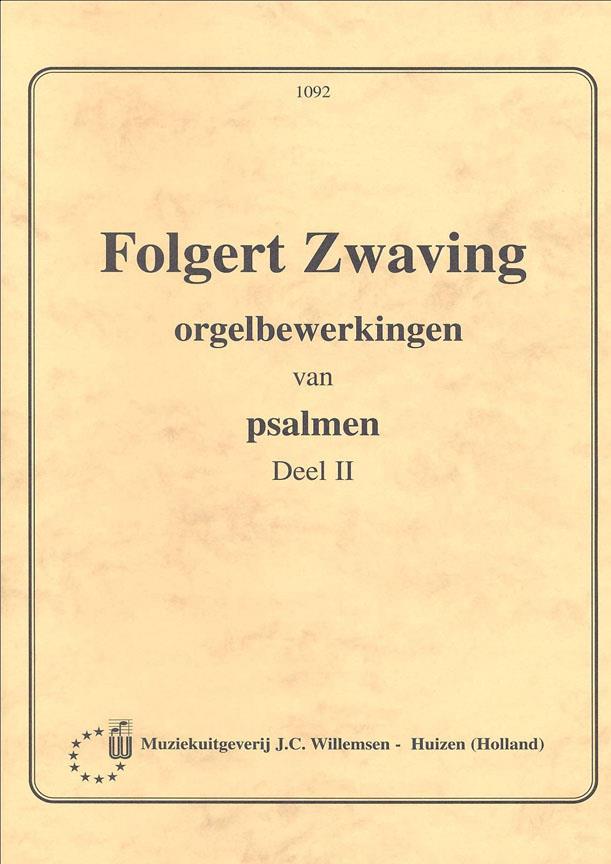 Orgelbewerkingen Van Psalmen 2