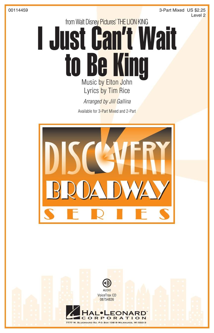I Just Can't Wait to Be King((from The Lion King) Discovery Level 2)