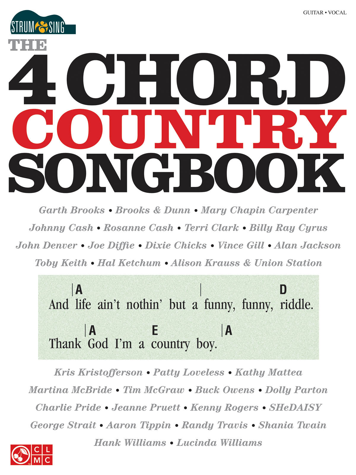 The 4-Chord Country Songbook - Strum & Sing | Gitaar
