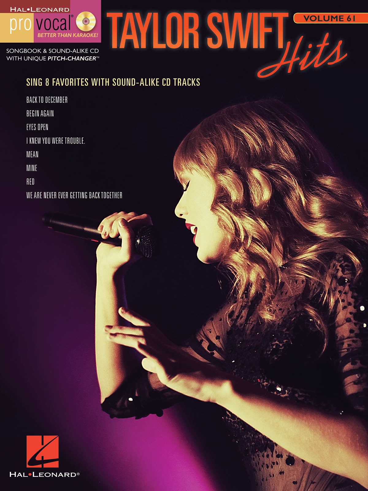 Taylor Swift Hits – Pro Vocal Women's Edition Volume 61 | Piano, zang en gitaar