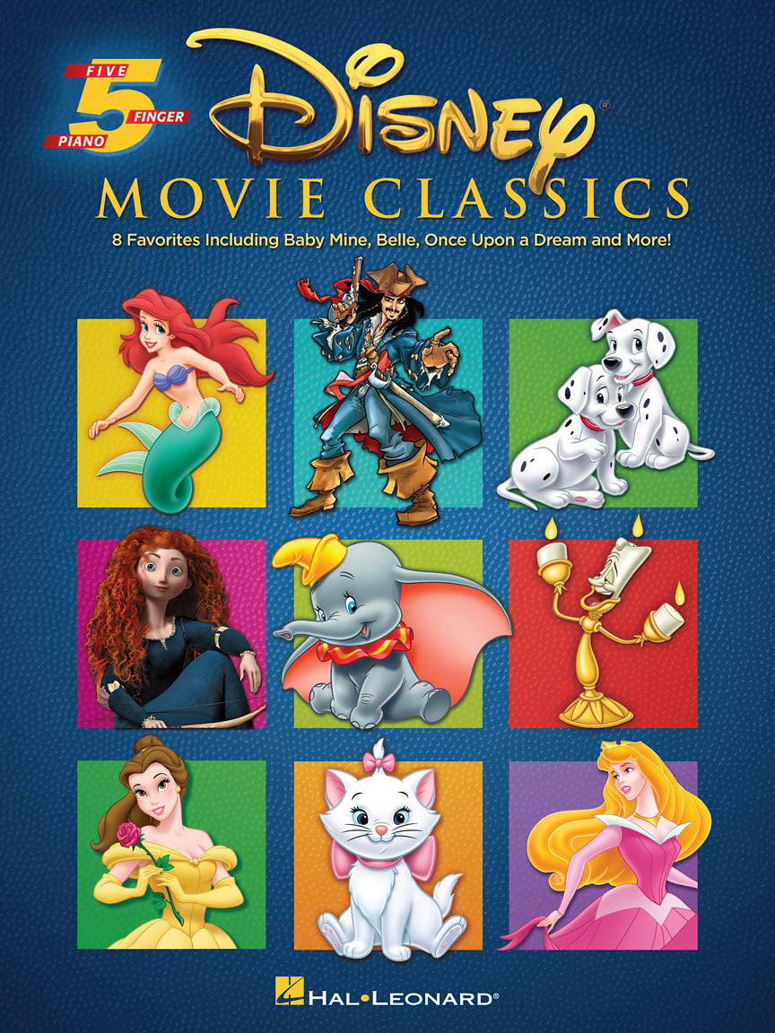 Disney Movie Classics – Five-Finger Piano - 8 songs for beginners | piano
