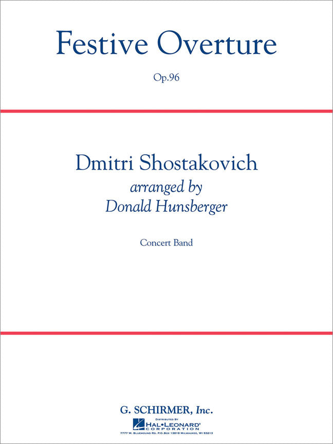Shostakovich: Festive Overture op. 96