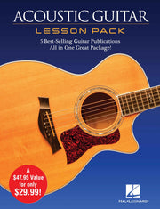 Acoustic Guitar Lesson Pack – 5 Best-Selling Guitar Publications in One Great Package! | Gitaar