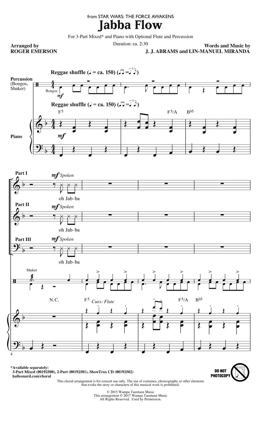 Jabba Flow – from Star Wars: The Force Awakens