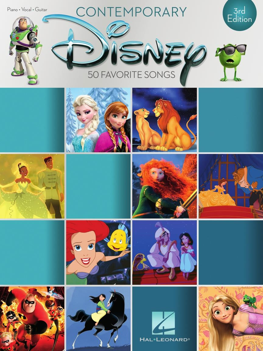 Contemporary Disney - 3rd Edition – 50 Favorite Songs | Piano, zang en gitaar
