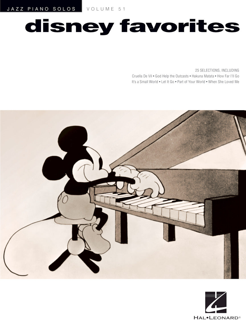 Disney Favorites - Jazz Piano Solos – Volume 51 - 25 Selections