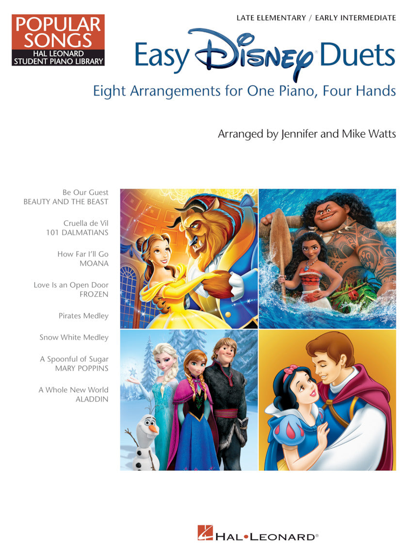 Easy Disney Duets – 8 Arrangements for 1 Piano, 4 Hands | Piano, 4 Hands
