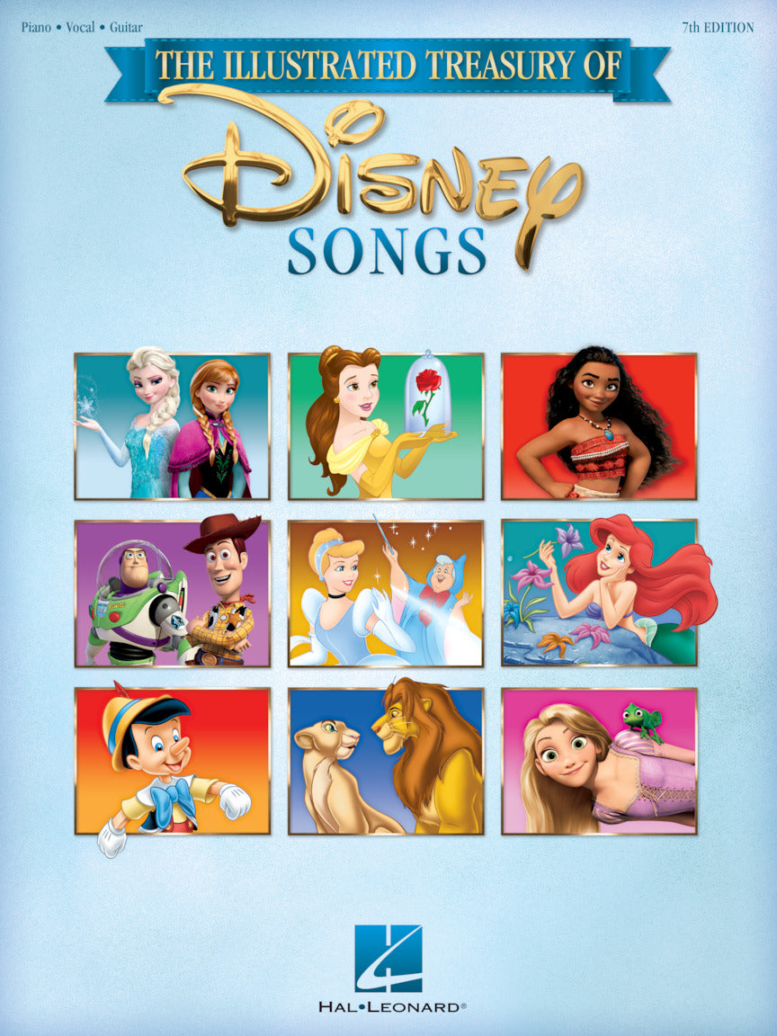The Illustrated Treasury of Disney Songs – 7th Edition | Piano, zang en gitaar