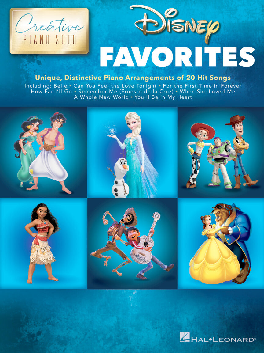 Disney Favorites - Creative Piano Solo – Unique, Distinctive Piano Arrangements of 20 Hit Songs