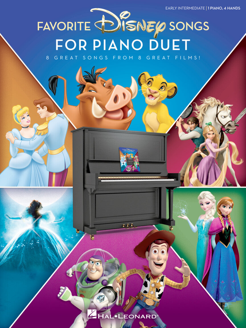 Favorite Disney Songs for Piano Duet – 8 Great Songs from 8 Great Films for 1 Piano, 4 Hands | Piano, 4 Hands