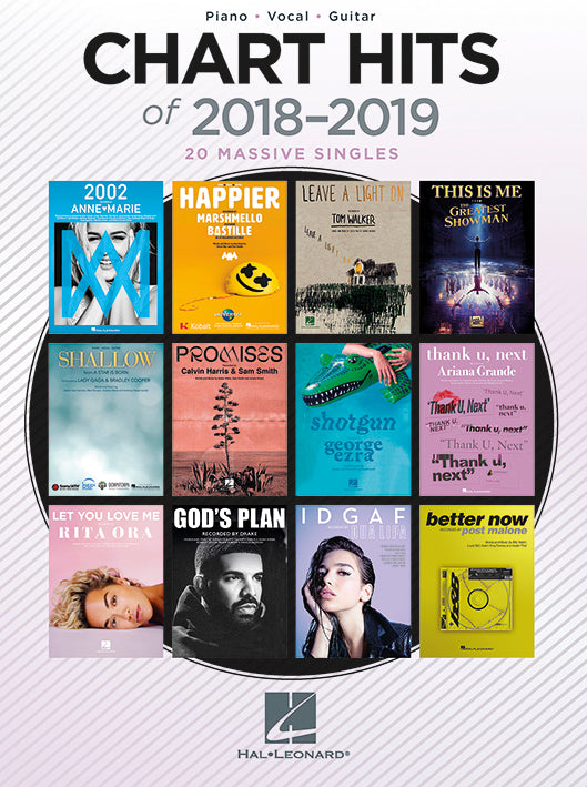 Chart Hits Of 2018-2019 – 20 Massive Singles | Piano, zang en gitaar