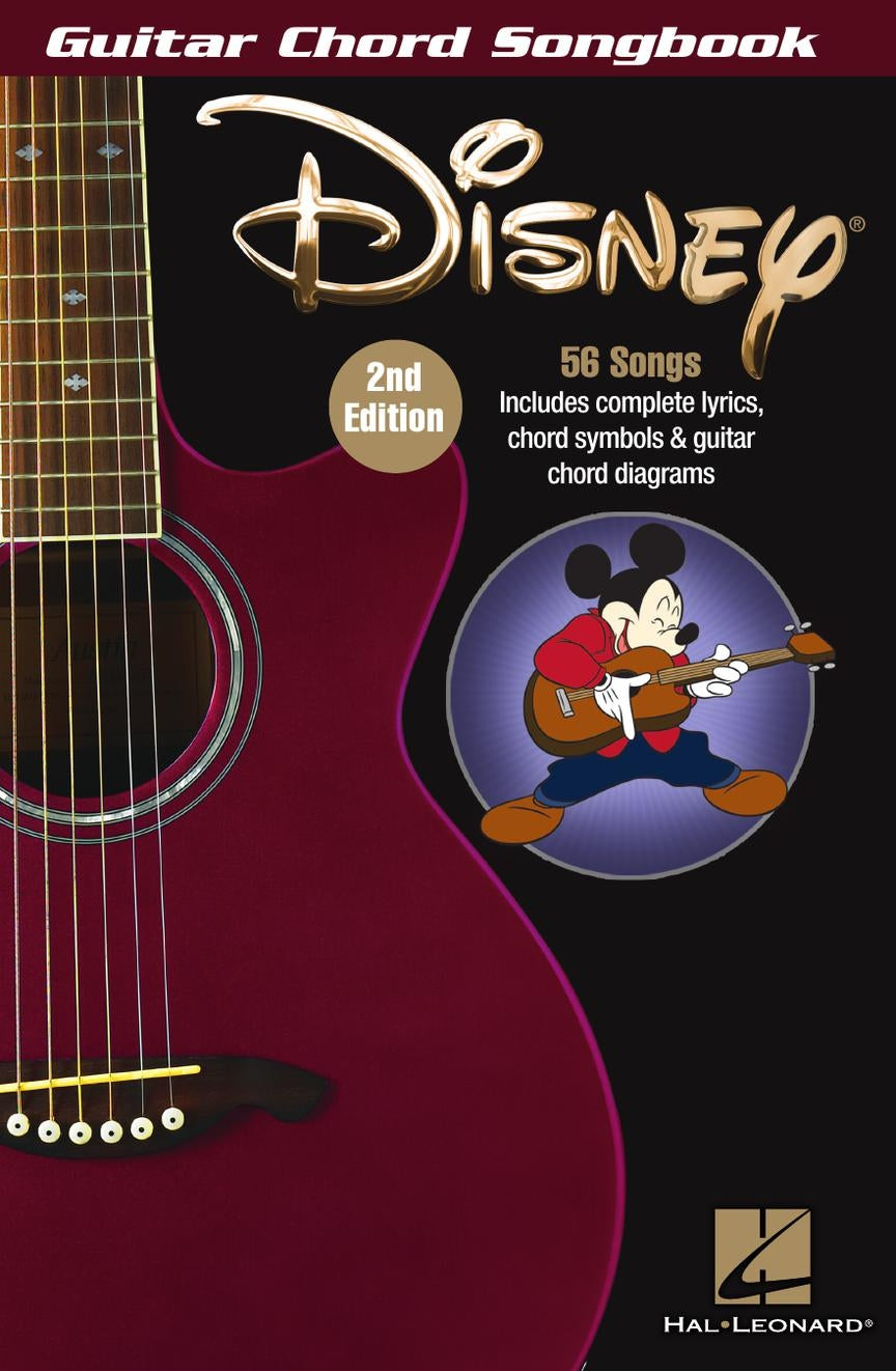 Disney – Guitar Chord Songbook  2nd Edition - 56 Songs | Gitaar